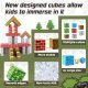 Magnetic Blocks-Build Mine Magnet World Edition