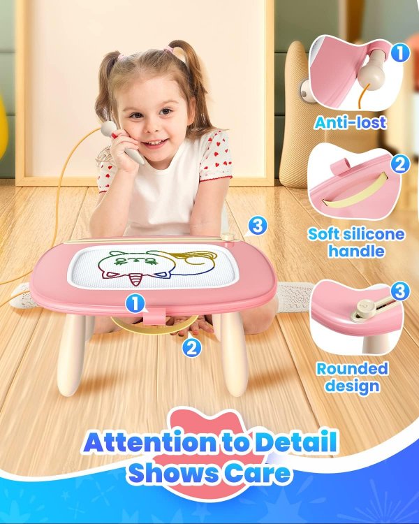 Magnetic Drawing Board(Pink)